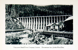 1915 Print Facade Jordan River Dam Vancouver Power Plant British Columbia XGPC8