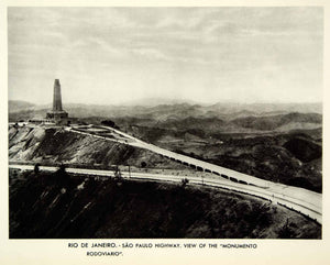 1939 Rotogravure Highway System Sao Paulo Rodovia Presidente Dutra XGRC6