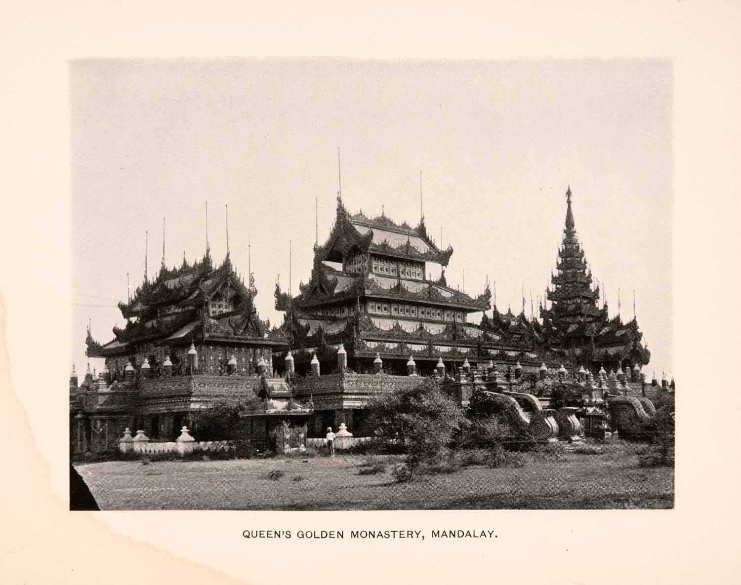 1899 Halftone Print Shwenandaw Kyaung Temple Mya Nan San Kyaw King Mindon XGSA6