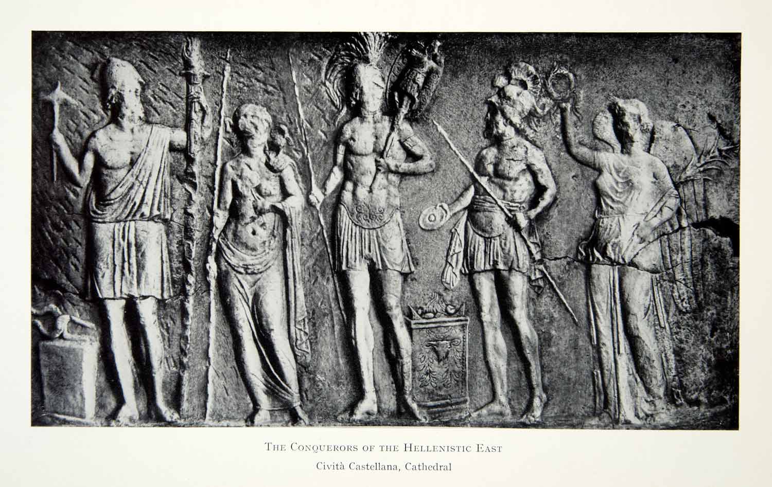 1941 Print Hellenistic Marble Cuirass Spear Mars Vulcan Venus Genetrix XHE3