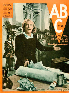 1949 Cover ABC August Dutch Christopher Columbus Fredric March Actor Scene YABC1