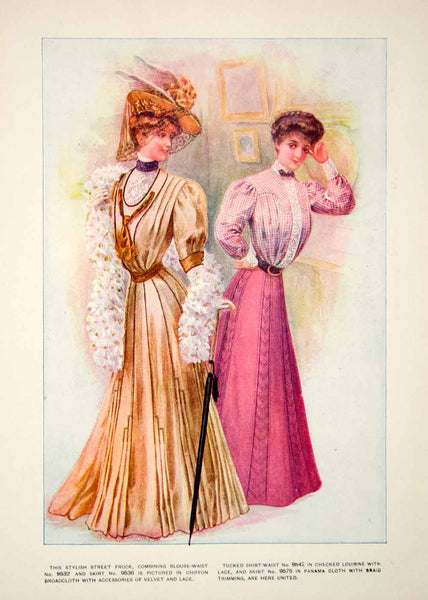 1906 Photolithograph Delineator Edwardian Clothing Style Children
