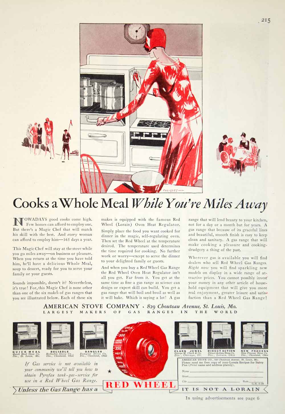 Vintage 1972 Print Ad for Appliance Wheels