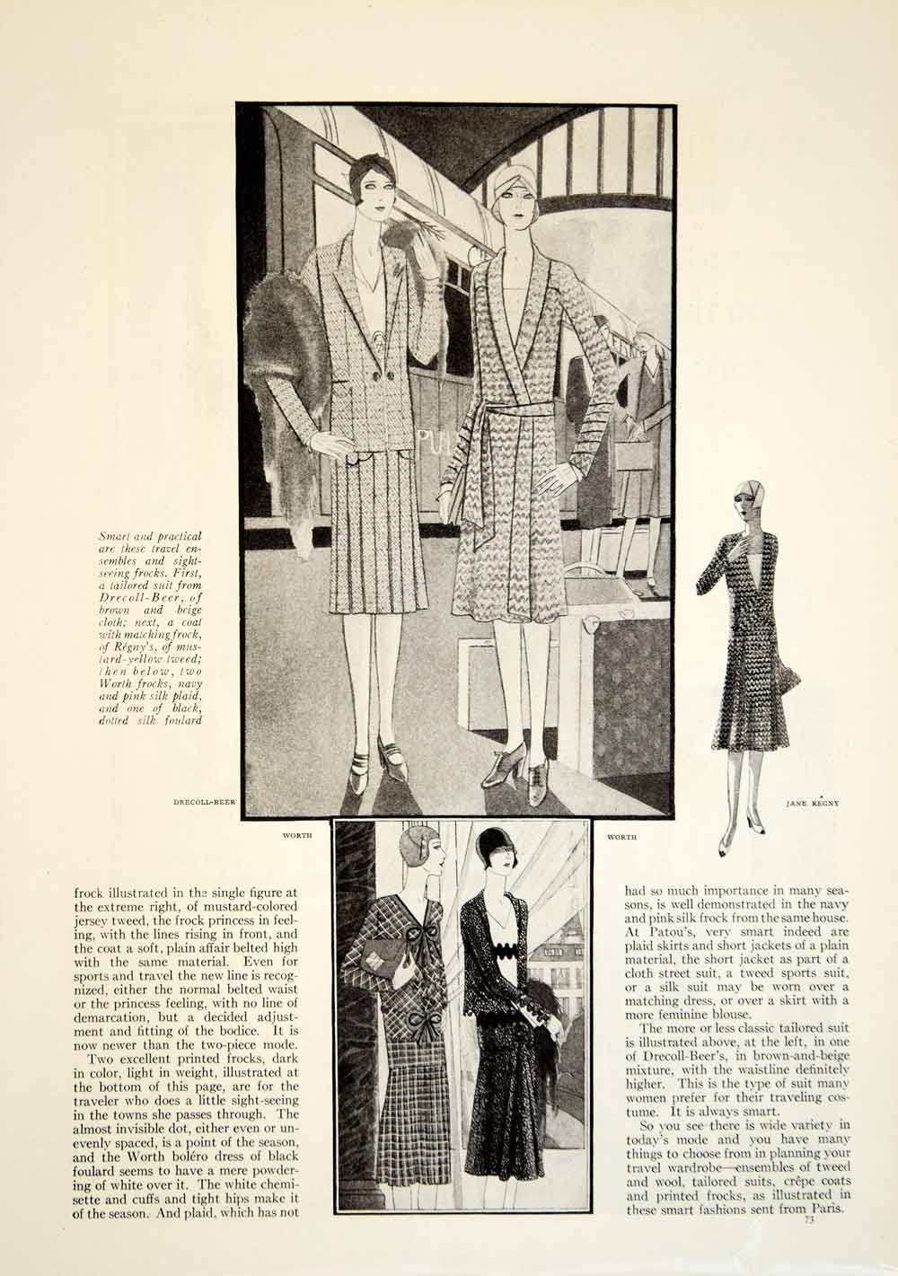 1929 Article Art Deco Women Corset Twenties Era Fashion Clothing Costu –  Period Paper Historic Art LLC