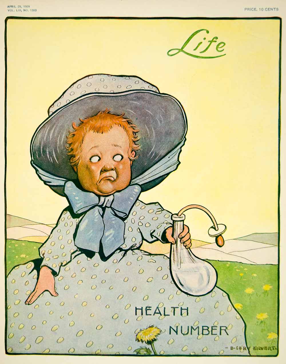 1909 Cover Life Benjamin Sayre Cory Kilvert Art Baby Infant Child Edwardian YLF4