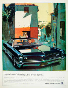 1966 Ad Pontiac Grand Prix 2-Door Dark Blue Muscle Car Classic Automobile YLZ2