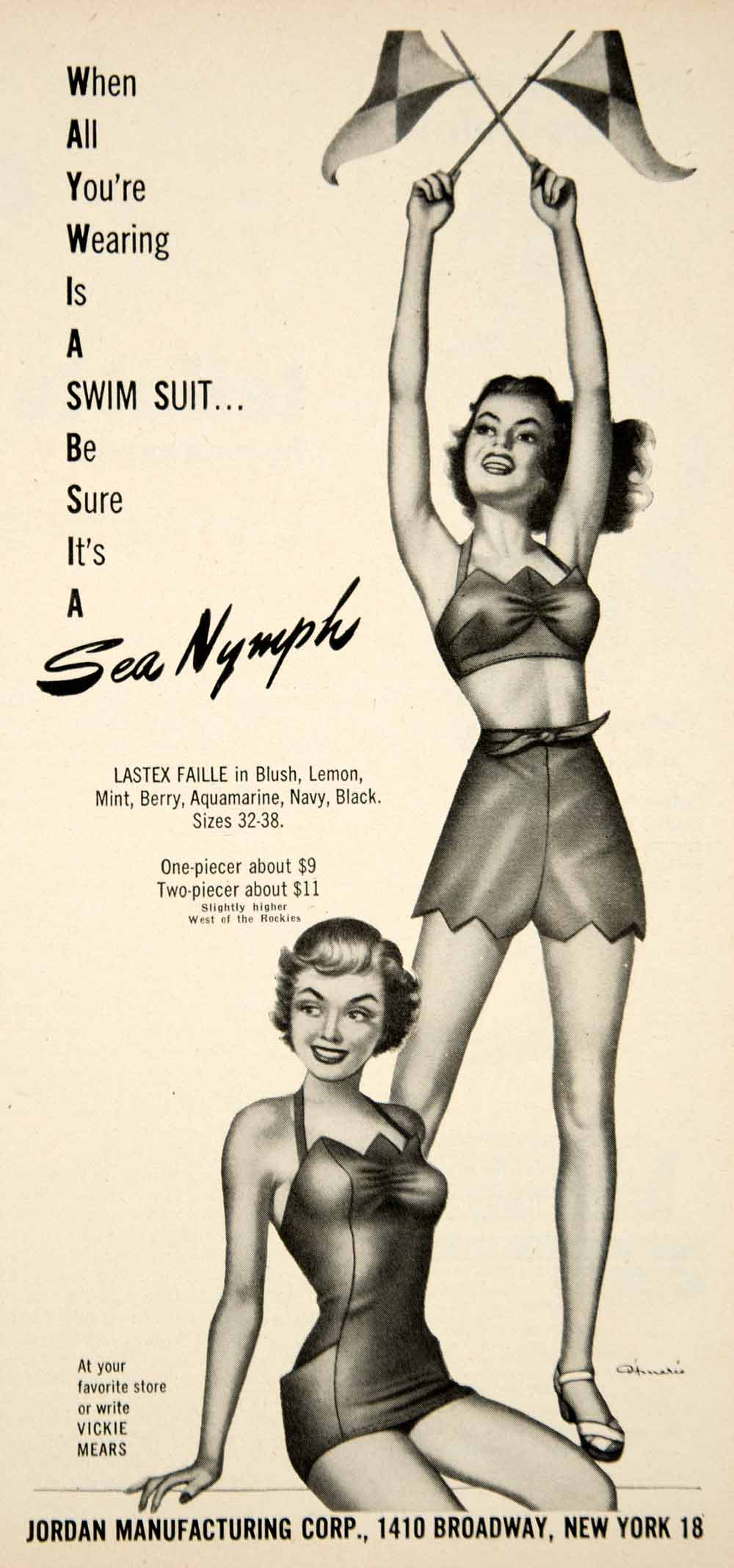 Retro Bathing Suit Model Poster – Poster Museum