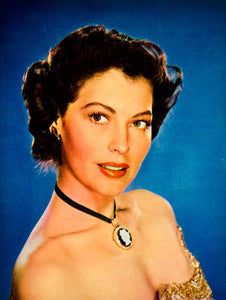 1949 Color Print Ava Gardner Portrait Movie Film Actress Hollywood Star YMS2