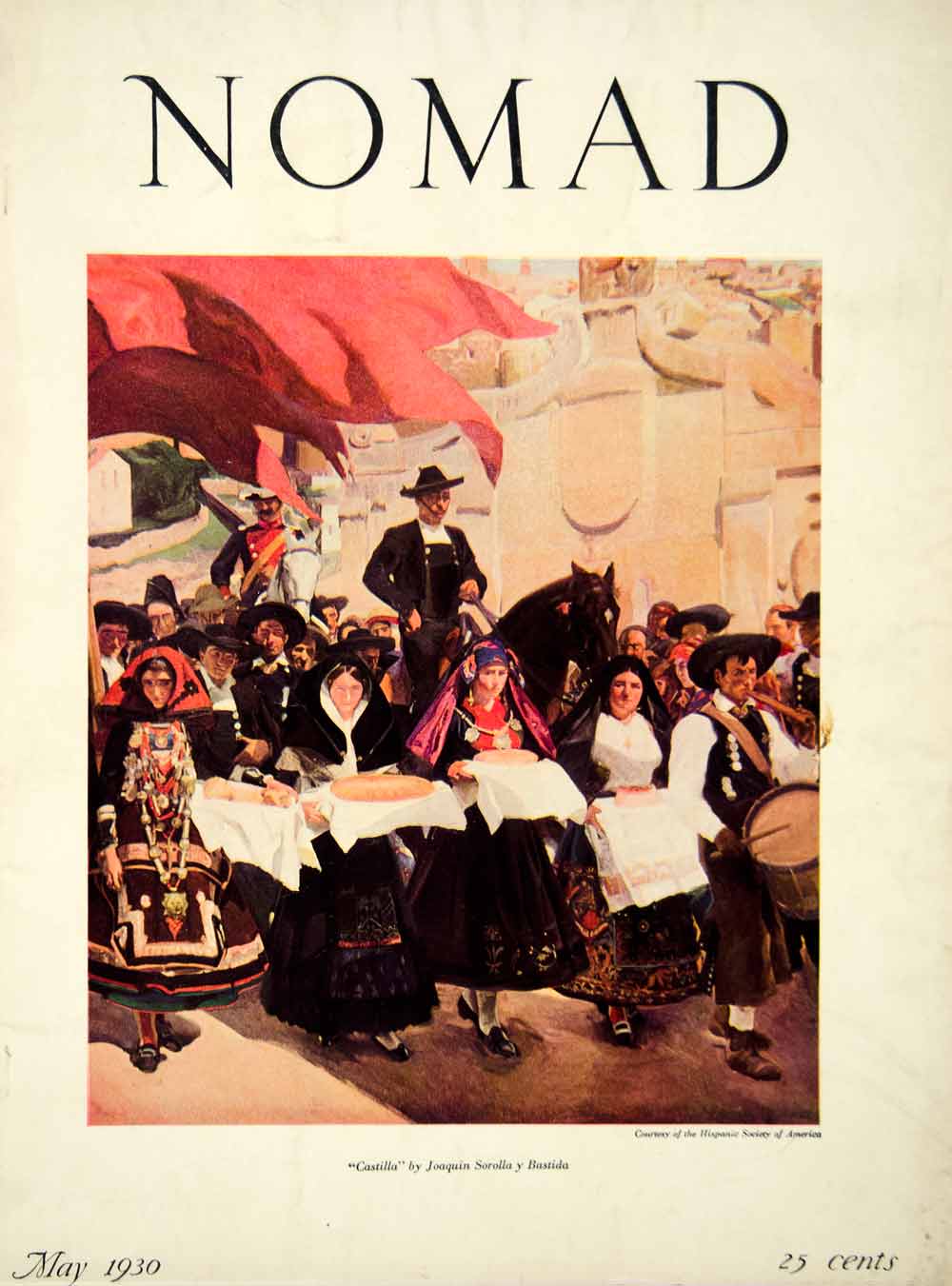 1930 Cover Nomad Castilla Magazine Joaquin Sorolla Y Bastida Travel YNM1