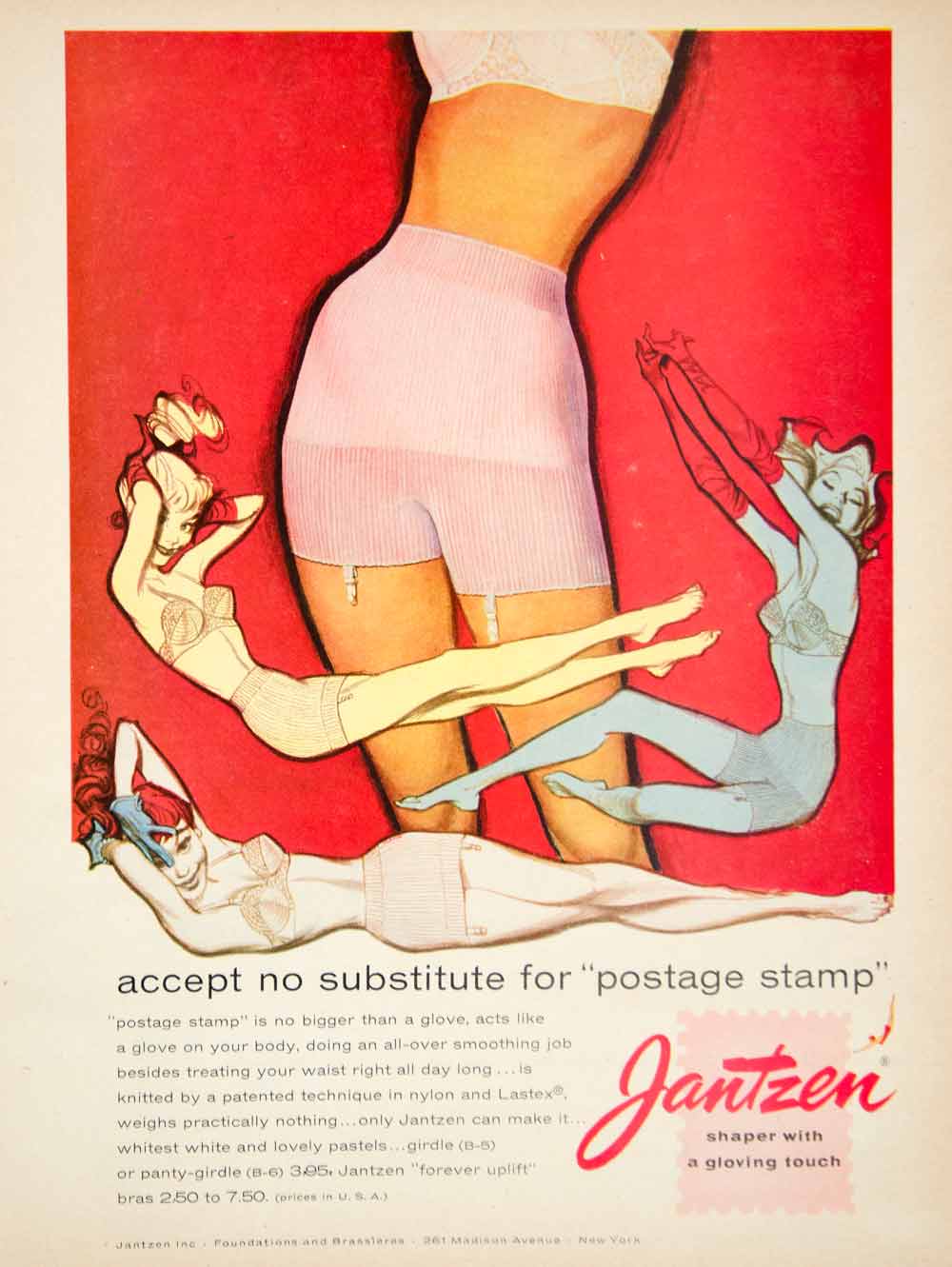 Original Vintage Lingerie Advertisement for 1963 Warner's the