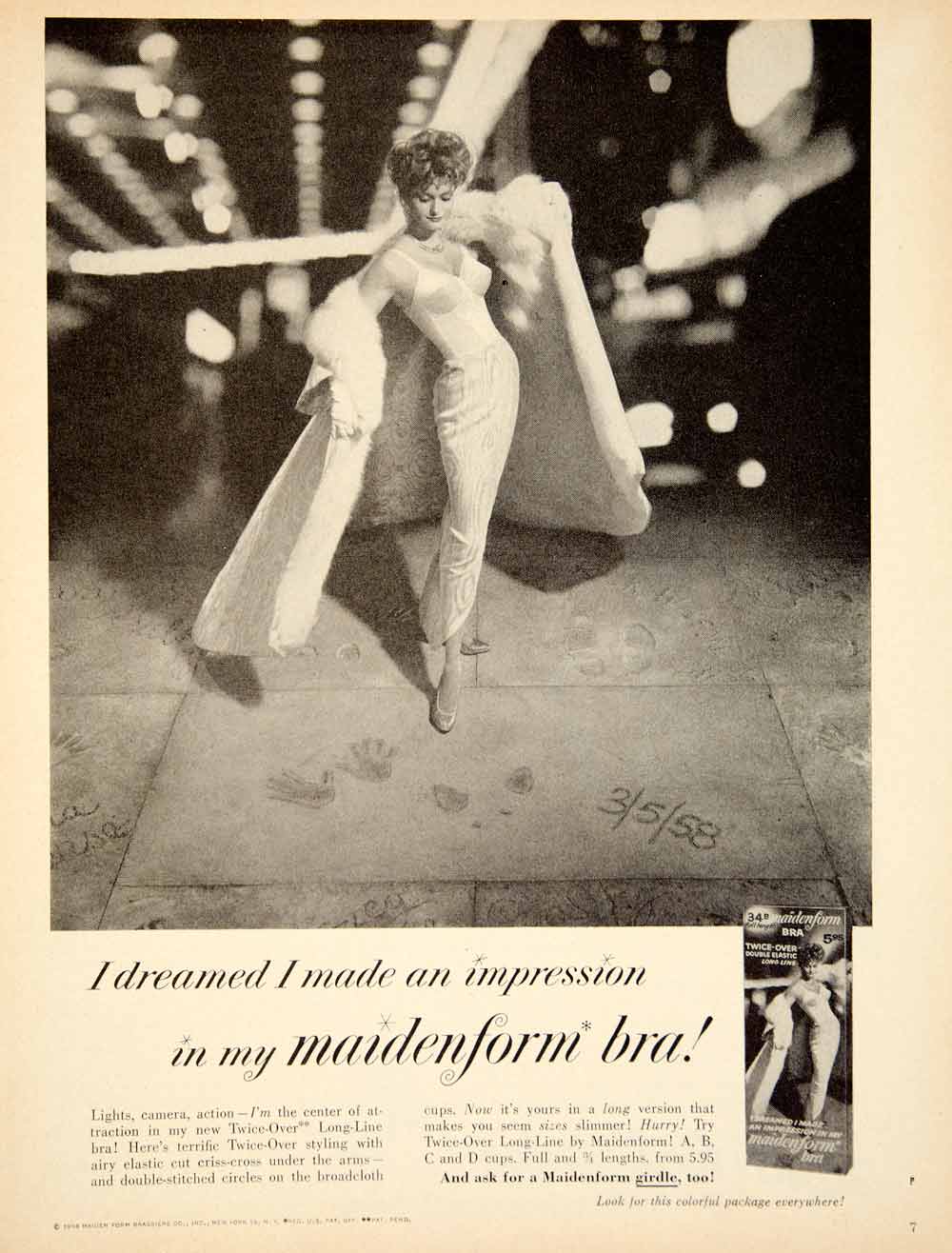 File:I dreamed I walked a tightrope in my maidenform bra, 1961.jpg