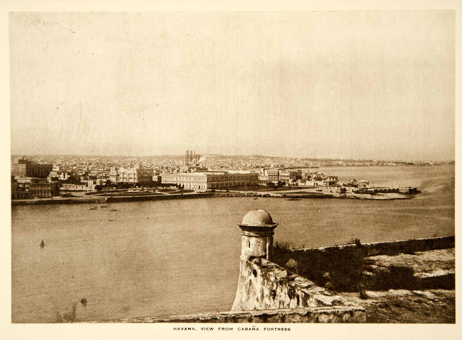 Framed Print of Havana, Cuba light house of La Cabana Fort