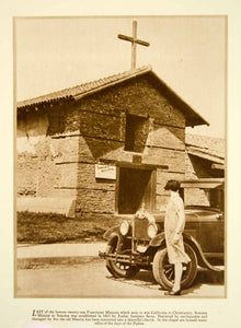 1928 Photogravure Sonoma Mission San Francisco Solano California Church YTMM5