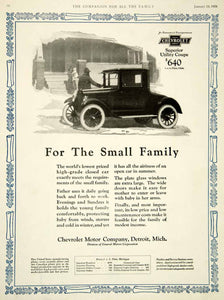 1924 Ad General Motor Chevrolet Superior Utility Coupe Car Auto Roaring Twenties