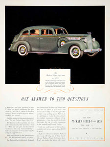 1939 Ad Vintage Packard Super-8 Five-Passenger Sedan Automobile Car Gray Model